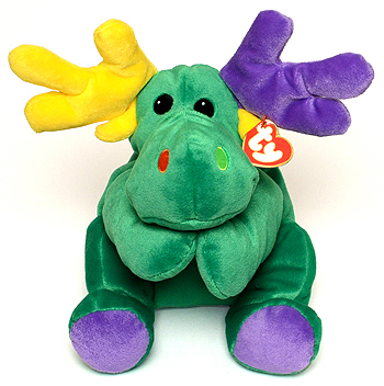 Antlers (green) - frog - Ty Pillow Pals