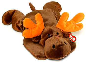 Antlers (brown) - frog - Ty Pillow Pals