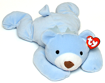 Huggy (blue ribbon) - bear - Ty Pillow Pals