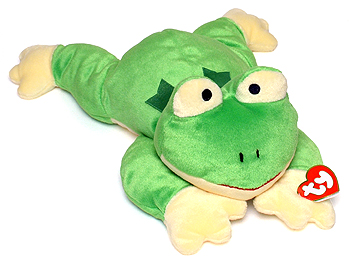 Ribbit (green & yellow) - Frog - Ty Pillow Pal