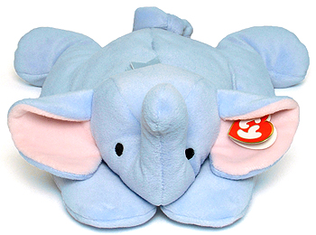 Squirt (blue) - elephant - Ty Pillow Pals