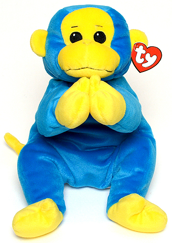 Swinger (blue & yellow) - monkey - Ty Pillow Pals