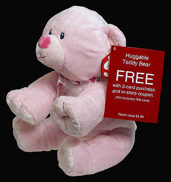 Amore - pink bear - Ty Pluffies