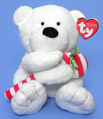 Candy Cane - Bear - Ty Pluffies