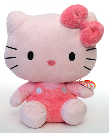 Hello Kitty (pink jumper) - cat - Ty Pluffies