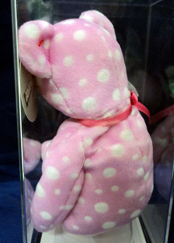 Celebration Teddy (pink) Beanie Babies bear prototype