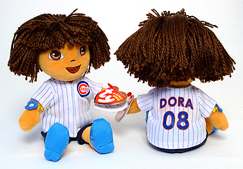 Dora (#8, Chicago Cubs - Ty Beanie Babies