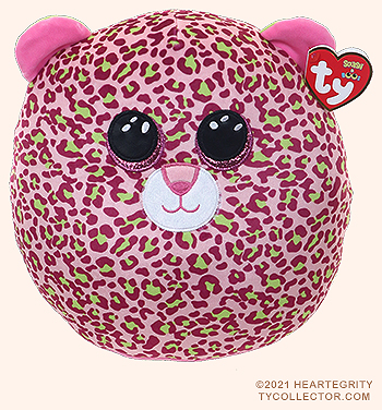 Lainey (14-inch) - leopard - Ty Squish-a-Boos