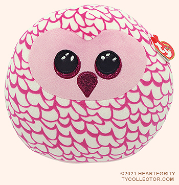 Pinky (10-inch) - owl - Ty Squish-a-Boos