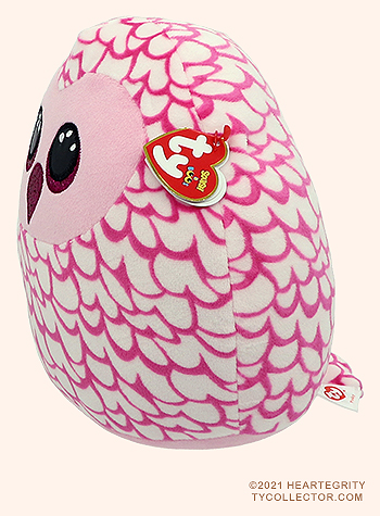 Pinky (10-inch) - owl - Ty Squish-a-Boo