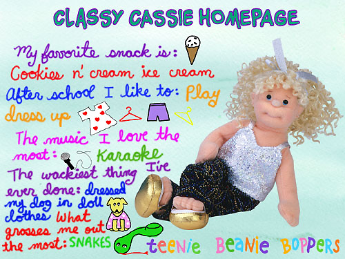 Classy Cassie homepage