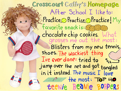 Crosscourt Cathy homepage