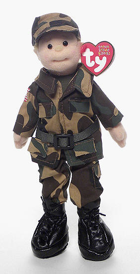 Private Pete - Doll - Ty Teenie Beanie Boppers