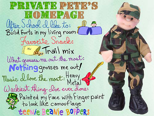 Private Pete homepage