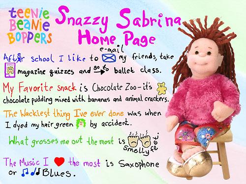 Snazzy Sabrina homepage