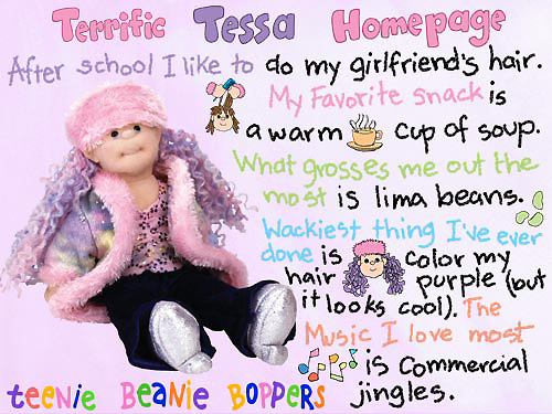 Terrific Tessa homepage