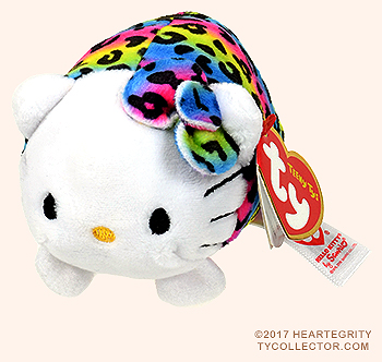 Hello Kitty (rainbow leopard) - cat - Teeny Tys
