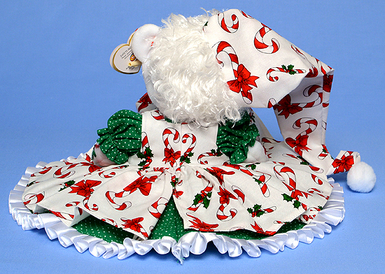 Candy Canes & Holly - Tina Tate decorated Ty bear