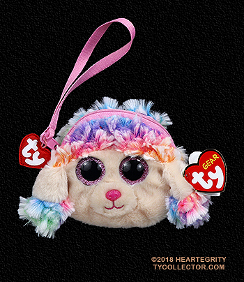 Rainbow - poodle wristlet purse - Ty Gear