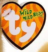 1st generation Ty Wild Wild Best swing tag - front
